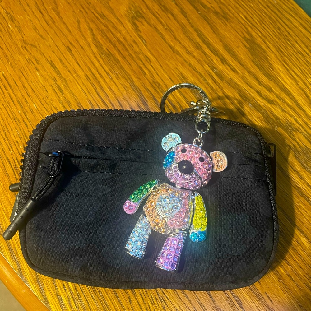 Iris & Rainbow black panther 2nd gen RFID wallet and rainbow bear charm